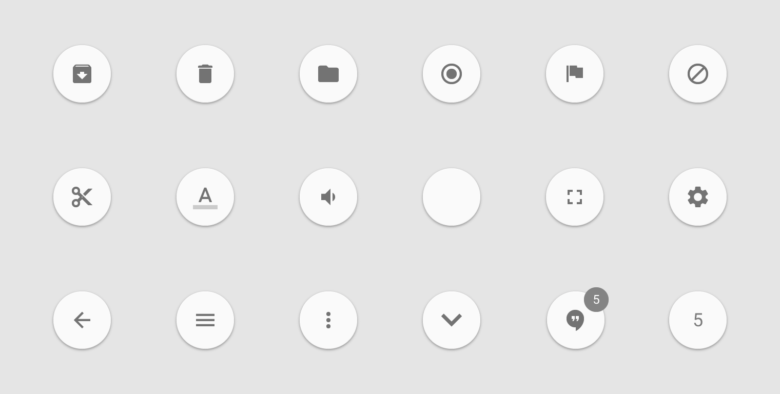 android menu button icon